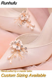 HX39 2pcs Rhinestones High Heel Buckle Decoration Women Bride Shoes Clips Charm Wedding Shoes Buckle Shoe Crystal Clip