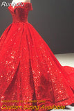 New Performance Quinceanera Dresses Off The Shoulder Green Dream Dress Prom Dress Big Train Bling Ball Gown Dresses