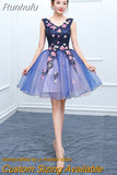 Dress 2023 V-neck Classic Flower Appliques Noble Mini Ball Gown Sweet Quinceanera Dresses Party Prom Formal Dress