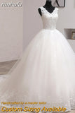 Embroidery 2023 Spring Africa Style Wedding Dress Long Train Sweet Elegant Plus Size Vestido De Noiva Bride V Neck 7
