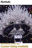 HP399 Vintage Bridal Crown And Tiara Shining Crystal Wedding Headband Bridal Hair Accessories Luxury Wedding Jewelry