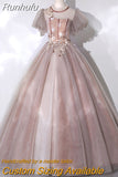 De Bal 2023 Sweet Quinceanera Dresses O Neck Short Sleeve Ball Gown Colorful Vestidos De 15 Anos Quinceanera 2023
