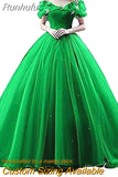 Shoulder Quinceanera Sweet 16 Dress Ball Gown Prom Gown Handmade Floral Vestido De Festa Debutante Gowns Evening Party