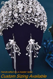 HP240 Bridal Crown Wedding Tiara Woman Headdress Hair Accessories Luxury Bride Headpiece Pageant Headband Hair Jewelry