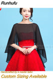 Cape Bolero Women Femme Mariage Chalas Mujer Evening Wedding Bridal Jacket Wraps Accessories Peleryna Cloak Boda Shawl