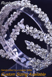 HP415 Rhinestone Bridal Headband Woman Tiara and Crown Wedding Hair Accessories Bride Headdress Banquet Headwear Party