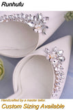 HX39 2pcs Rhinestones High Heel Buckle Decoration Women Bride Shoes Clips Charm Wedding Shoes Buckle Shoe Crystal Clip