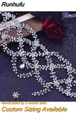 HP471 Rhinestone Forehead Headband Fashion Crystal Bridal Headpiece Party Wedding Hair Accessories Bride Tiara Headwear