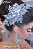 HP455 Bridal Hair Accessories Rhinestone Wedding Head Piece Women Headband Princess Headdress Crystal Bride Headwear