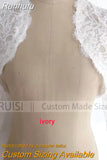 Long Sleeves Bride Bolero Women Lace Wedding Accessories Chaquetas Para Mujer Elegant Cape Femme Jacket Party Wraps Novia