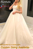 Elegant A-Line Wedding Dresses 2023 Off The Shoulder Appliques Bridal Gowns Boho Beach Evening Wedding Prom Gowns Plus Size