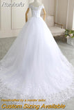 New Arrival Wedding Dress Sleeveless Organza Court Train Lace Up Ball Gown Off The Shoulder Princess Wedding Gown