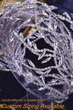 Luxury Bridal Hair Tiara Rhinestone Headband Handmade Wedding Hair Accessories Women Headdress Pageant Headpiece HP398