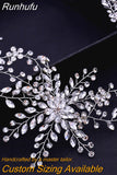 HP415 Rhinestone Bridal Headband Woman Tiara and Crown Wedding Hair Accessories Bride Headdress Banquet Headwear Party