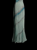 Vintage Mermaid Spaghetti Straps Backless Beads Long Evening Party Gowns Evening Formal Dresses Prom Dress HZ1214