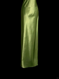 Vintage Sheath Spaghetti Straps Green Long Evening Party Gowns Formal Dresses Prom Dresses HZ1214