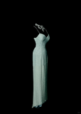 Vintage Mermaid Spaghetti Straps Backless Sequin Mint Green Long Prom Dress Party Dress Graduation Dresses HZ1214