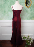 ??90s Retro Chiffon Ruffles Prom Dress ??Charming Evening Dress for Quinceanera&Graduation HZ1108