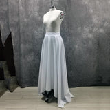 Skirt Only for Two Pieces Wedding Dresses 2023 Lace Top Short Sleeve Beach Bride Gowns