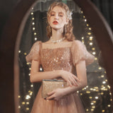 Puff Sleeve Evening Dress Women 2023 New Banquet Dress Formal Dress Party Dress Robe De Soiree