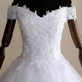 Beading Lace Long Train Wedding Dresses 2023 Ball Wedding Gown Vestidos De Noiva Robe De Mariage Bridal Dress