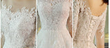 Fashion Classic Wedding Dress 2023 New Lace Three Quarter Sleeve O-Neck Elegant Plus size Vestido De Noiva Korean Bride Gown