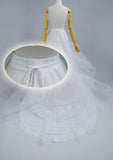 Long Train Petticoat Slim Wedding Dress Crinoline Bridal COS Cheap Sexy Enaguas enaguas wedding dress hoops