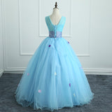 Dresses Sexy V-neck Ball Gown Lace Gorgeous Party Prom Foraml Homecoming Gowns