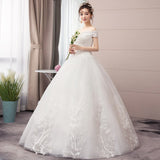 Dresses 2023 New The Sexy V-neck Lace Up Ball Gown Off The Shoulder Princess Elegant Vestido De Noiva