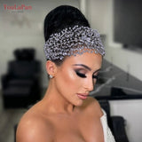 HP415 Rhinestone Bridal Headband Woman Tiara and Crown Wedding Hair Accessories Bride Headdress Banquet Headwear Party