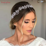 Bridal Tiara Rhinestone Woman Girls Headband for Party Wedding Hair Accessories Pageant Headwear Bridal Headpiece HP266