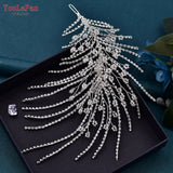 Rhinestone Headpiece for Woman Bridal Headband Wedding Hair Accessories Pageant Tiara Crystal Bride Headdress HP188