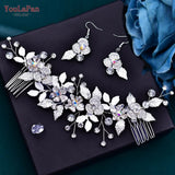 Woman Hair Comb Bridal Headdresses Wedding Hair Accessories Bride Tiara Hair Clip Pageant Headwear for Party HP523
