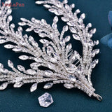 HP498 Crystal Bridal Headpiece with Comb Rhinestone Headwear Wedding Hair Accessories Bride Headdress Hair Jewelry