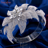 HP455 Wedding Headpiece Crystal Flower Bridal Hair Accessories Bride Headwear Pageant Crown Women Hair Ornament Jewelry