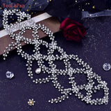 HP471 Rhinestone Forehead Headband Fashion Crystal Bridal Headpiece Party Wedding Hair Accessories Bride Tiara Headwear