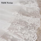Embroidery 2023 Spring Africa Style Wedding Dress Long Train Sweet Elegant Plus Size Vestido De Noiva Bride V Neck 7