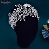 Luxury Bridal Hair Tiara Rhinestone Headband Handmade Wedding Hair Accessories Women Headdress Pageant Headpiece HP398