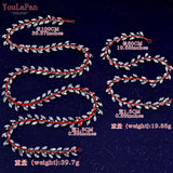 HP394 Elegant Long Bridal Hair Vine Women Bun Decoration Headband Handmade Headdress Wedding Hair Accessories Headpiece