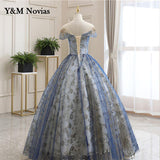 O-Neck Quinceanera Dresses short Sleeve Party Prom Ball Gown Classic Lace Embroidery Vintage Plus Szie Vestidos De 15 Anos