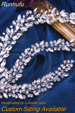 HP434 Bridal Headband Rhinestone Women Headwear Bride Crowns Tiaras Wedding Hair Accessories Pageant Party Headdress