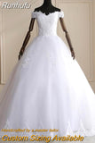 Beading Lace Long Train Wedding Dresses 2023 Ball Wedding Gown Vestidos De Noiva Robe De Mariage Bridal Dress
