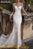 Detachable 2 In 1 Wedding Dress Embroidered Lace On Net With Train O-neck Sleeveless Vintage Bride Gowns Vestido De Novia 925