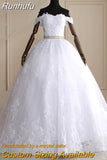 Train Ball Gown Belted Wedding Dresses 2023 Bridal Dress Off Shoulder Vestidos De Novia Robe De Mariee
