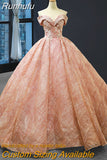 Colorful Lace Wedding Dress Party Prom Dress Shinny Beading Off The Shoulder Ball Gown Wedding Gowns